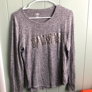 victoria secret sleep wear long sleeve shirt